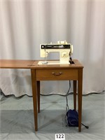 Electric Singer Sewing Machine Desk