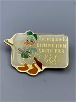 1988 Walt Disney Company Olympic Team Salute Pin