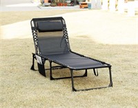 $63 Reclining Chaise Lounge Chair, Portable