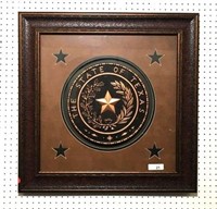 Seal of Texas Framed Wall Art