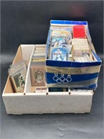 (J) Sports collector cards and more