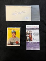 1958 DANNY McDEVITT LA  Dodgers Autograph   w/ COA