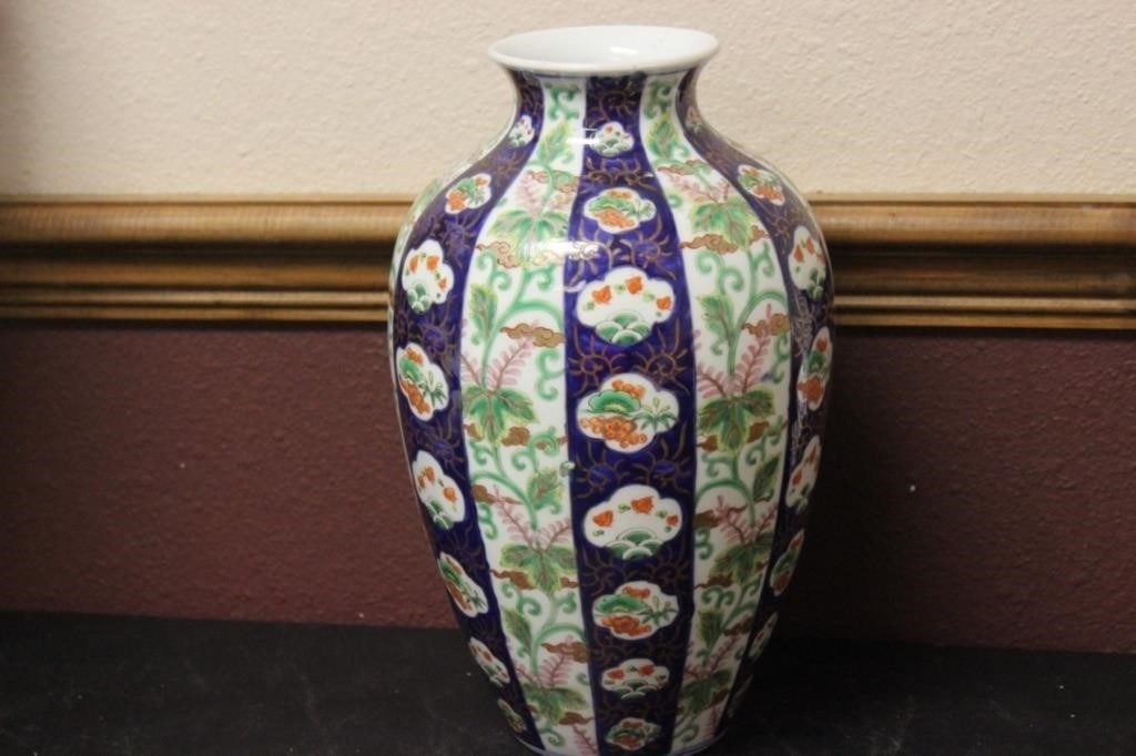 An Oriental Famille Verte Vase