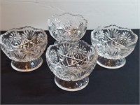 4pc 1906 Bryce Higbee Fan Daisies Berry Bowl