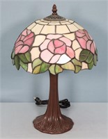 Contemporary Stained Glass Lamp