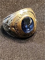 Sterling silver United States Air Force ring.