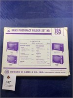 Vintage Sams Photofact Folder No 785 Console TVs