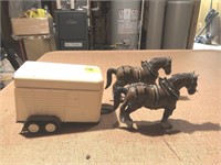 Ertl plastic horse trailer
