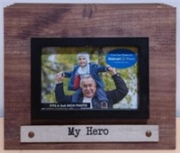 Quantity (2) WtC "My Hero" Photo Frame Father's Dy