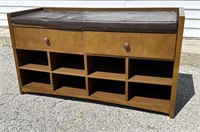McLeland Design Wooden Storage/Bench