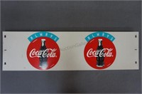 Coca Cola Metal Advertisement Sign 1993