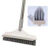 39  Floor Scrub Brush with Squeegee  39' Handle  F