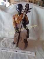Resin Statue - Bass Player