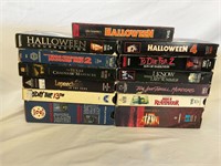 Lot of 13 Horror Movie VHS Tapes