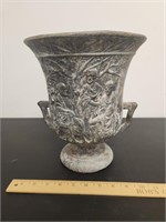 Antique Brass Renaissance Carved Urn- Needs