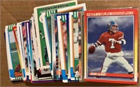 Stack of 75 NFL Football Cards - Stars - Elway