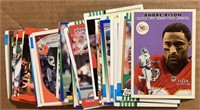 Stack of 100 NFL Cards - Stars / Rookies