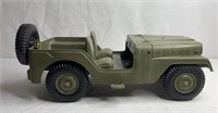 Vintage Marx Army Willys Jeep Toy, Missing Parts