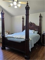 Queen Size Four Post Bed Frame Only
