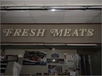 FRESH MEATS Sign