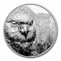 2023 Mongolia 1 Oz Silver Proof Falcon