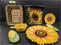 Certified International Sunflower Platter and