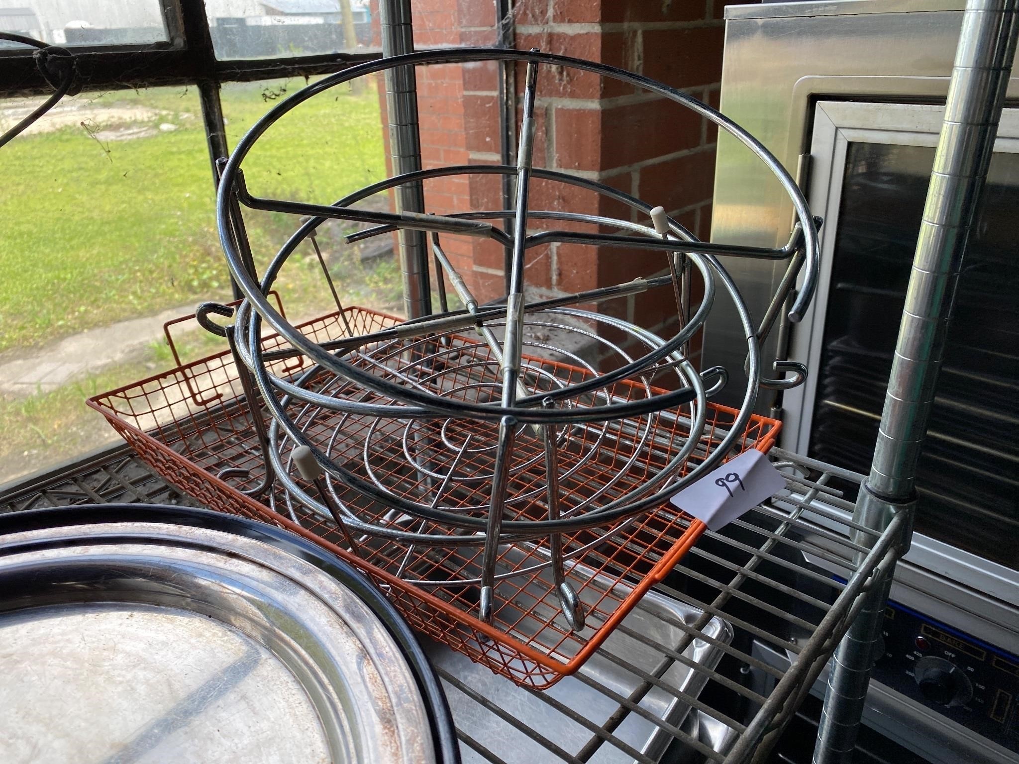 3 Display Stands & Basket