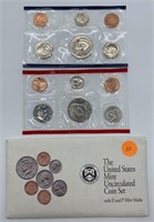 1992 US Mint Uncirculated Coin Set