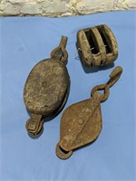 Antique Block & tackle, pulley