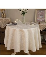 (New) GLORY SEASON Round Tablecloth Waterproof
