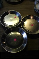 Collection of 3 Pewter Dishes