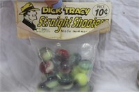 DICK TRACY STRAIGHT SHOOTER MARBLES