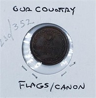 Civil War Token "Our Country"