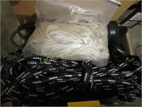 ropes & bungee cord lot climbing type rope