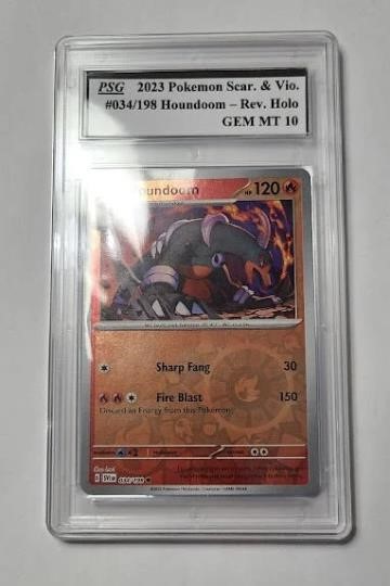 2023 Pokemon Houndoon reverse holo