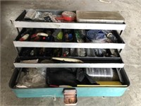 Vintage Tackle Box With Tackle