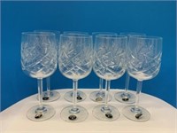 Pinwheel Crystal Stemware