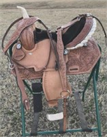 Premium Leather Western Saddle