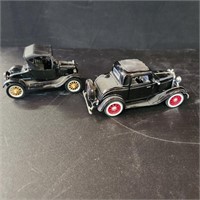 1925 Model T and 1932 Ford Coupe Model Cars