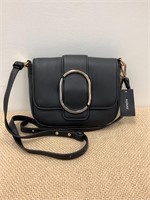 Alfani Crossbody  black  leather purse