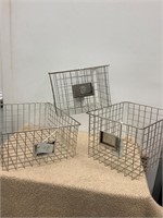 Metal basket set