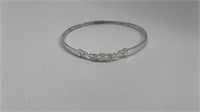Celtic Knot Weave Sterling Silver Bracelet