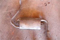 TOYOTA 10014 SINGLE TIP EXHAUST MUFFLER