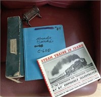 Group of Vintage- Idaho Train Book, Piano Player