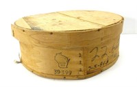 Vintage Cheese Box 5.5"Tx14.5"R