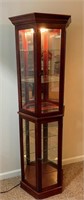 Curio Cabinet With lights, 70"x24"