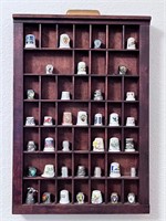 Hamilton Drawer Thimble Cabinet  & Thimbles