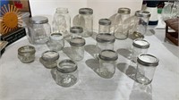 Assorted jars