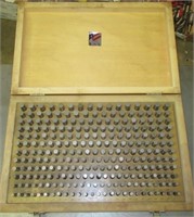 Marena pin gauge set .251 to .500 M12 series