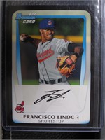 2011 BOWMAN FRANCISCO LINDOR 1ST ROOKIE CARD